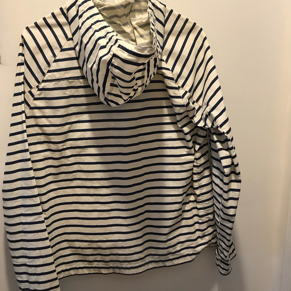 Old Navy Striped Hooded Pullover Windbreaker - Picture 3 of 6